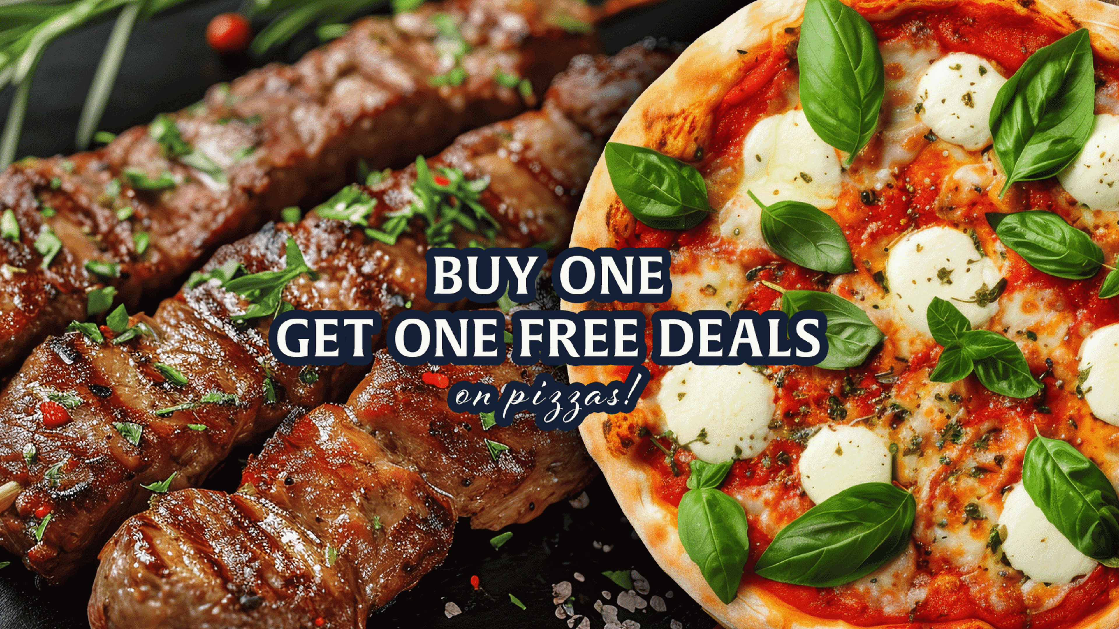 Family BBQ Kebab Pizza Margate